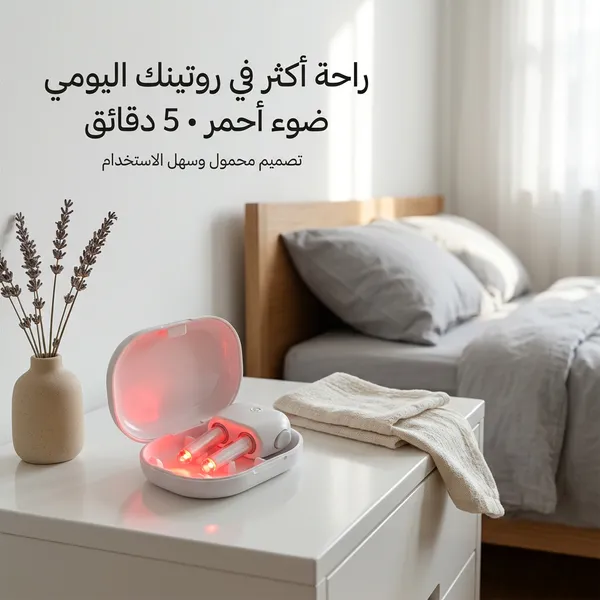 جهاز لتخفيف الحساسية واحتقان الجيوب بضوء أحمر - الصورة 2